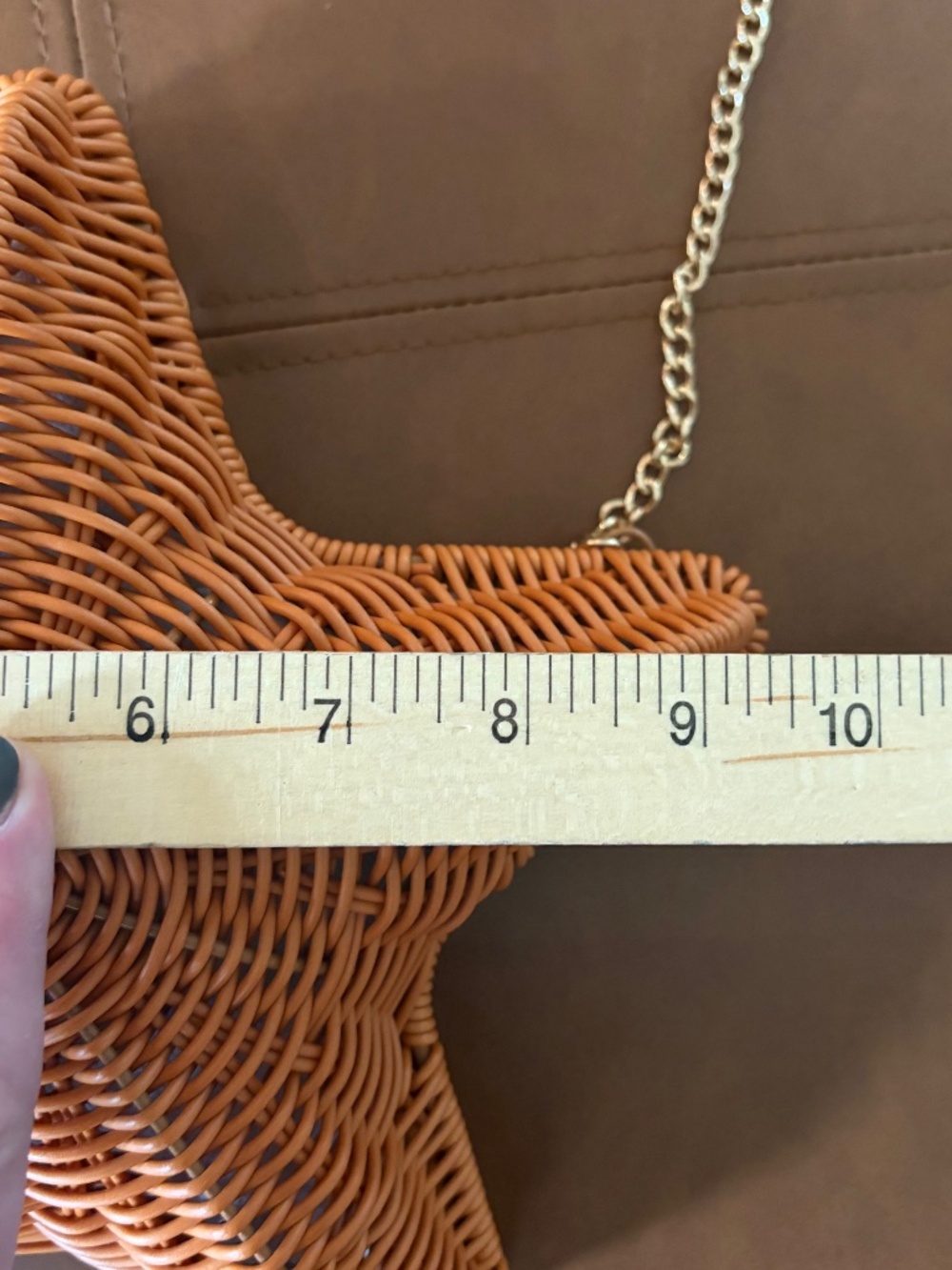 Tommy Bahama Woven Wicker Starfish Crossbody Bag *viral* NWT - Picture 7 of 8